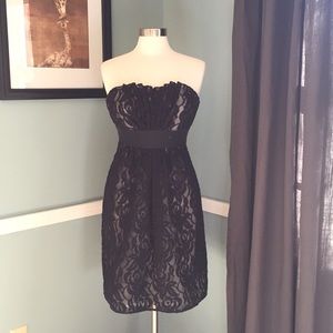 WHBM Black lace dress